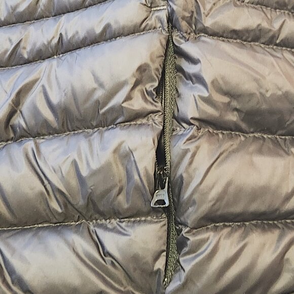 Lands End Plus Petite Ultralight Packable Down Coat With Hood Black 2X Petite - Picture 9 of 16